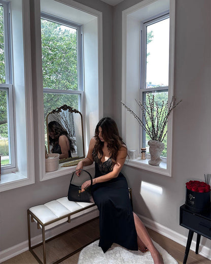 Missklara Diepe-V Maxi Jurk