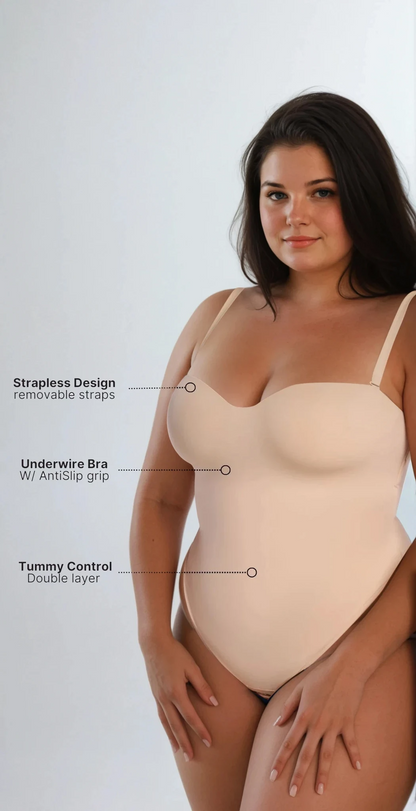 MissKlara BraSculpt Straploze Bodysuit String missklara_nl