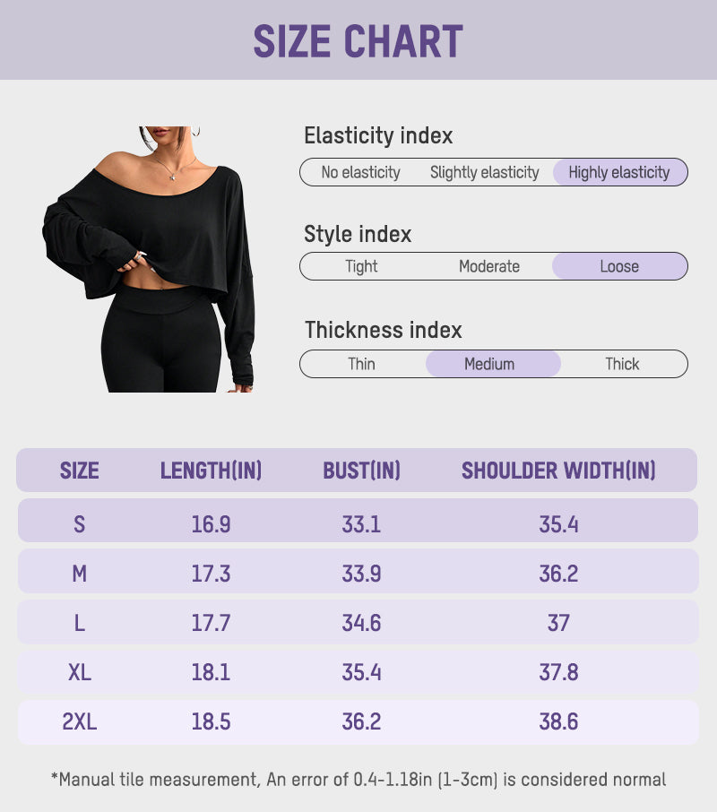 Missklara Casual Off-Shoulder Lange Mouw Asymmetrische Crop Top