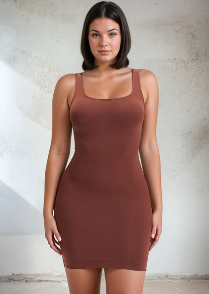 SnatchedKnit Tank Mini Jurk