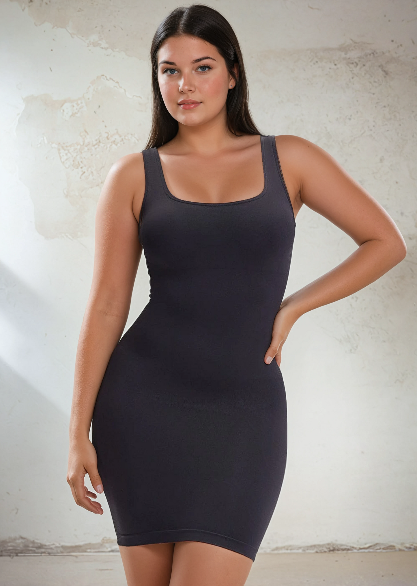 SnatchedKnit Tank Mini Jurk