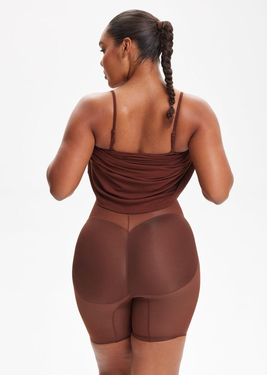 SecretSculpt Spaghettiband Midi-jurk