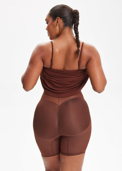 SecretSculpt Spaghettiband Midi-jurk